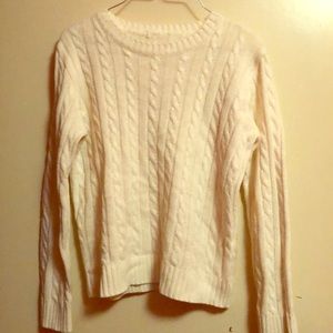 Cream sweater